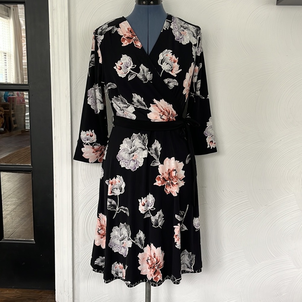 White House Black Market Reversible Faux Wrap Dress
